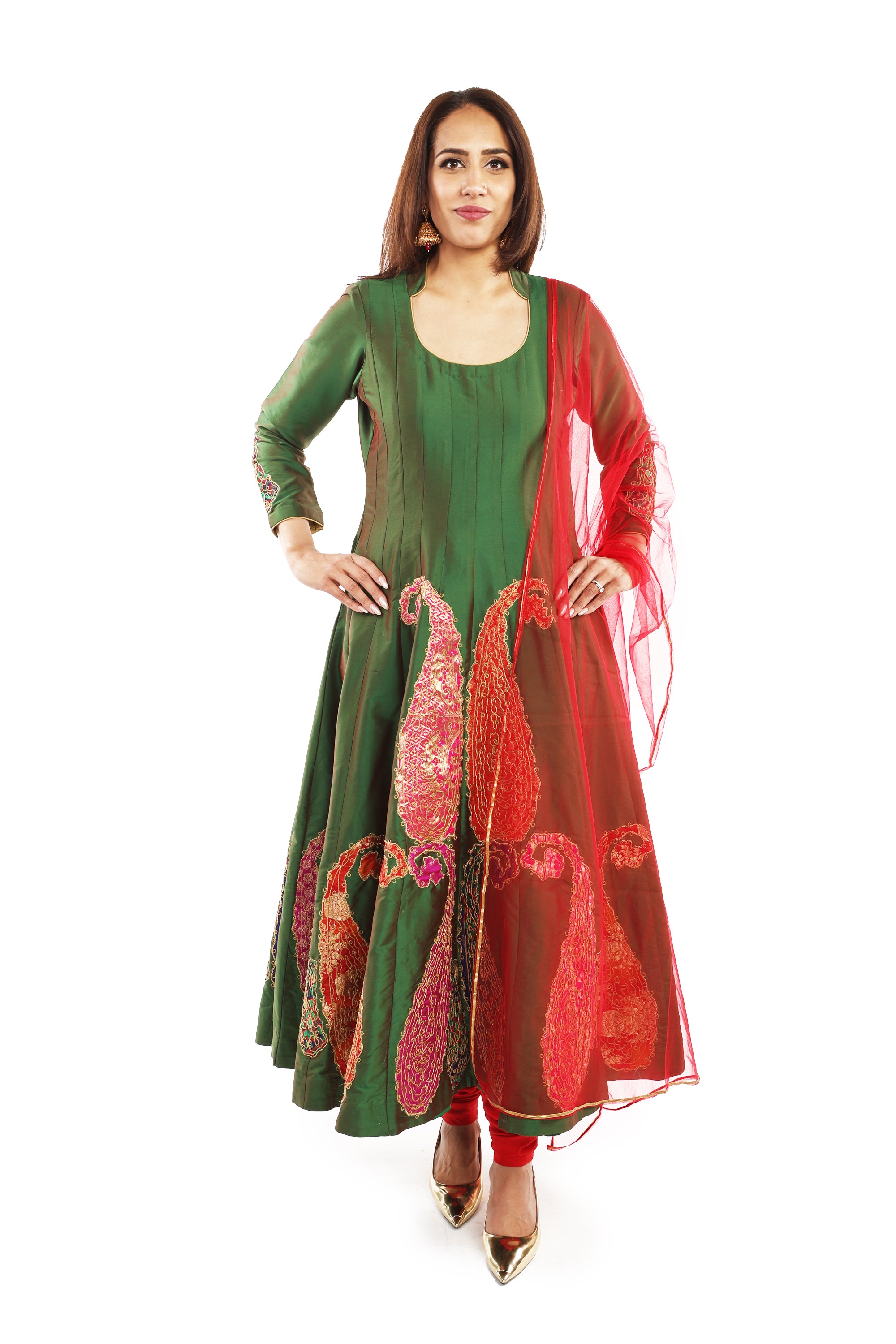 Anarkali/Paisley/Silk
