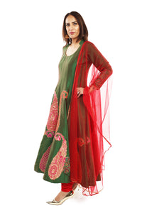 Anarkali/Paisley/Silk
