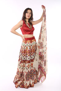 Printed Lahenga