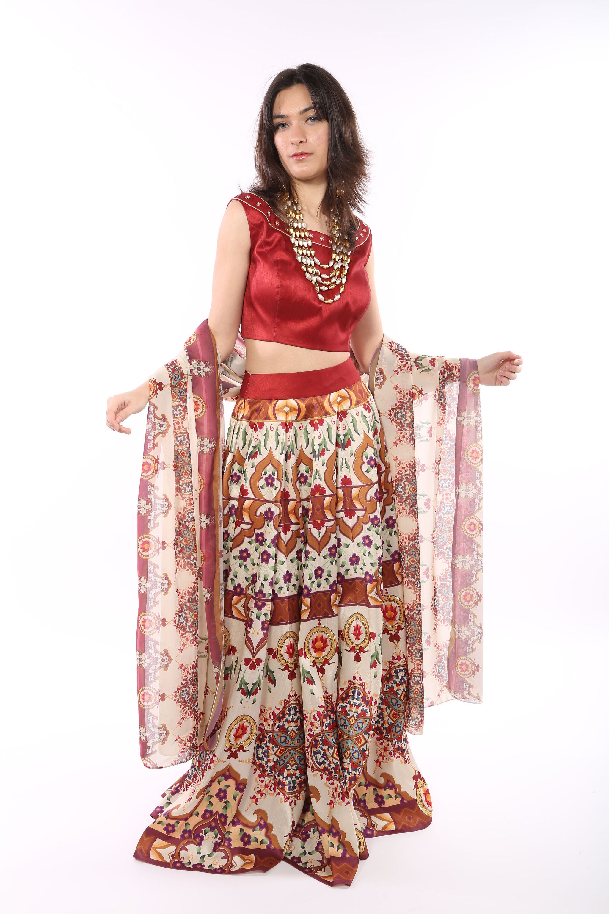 Printed Lahenga