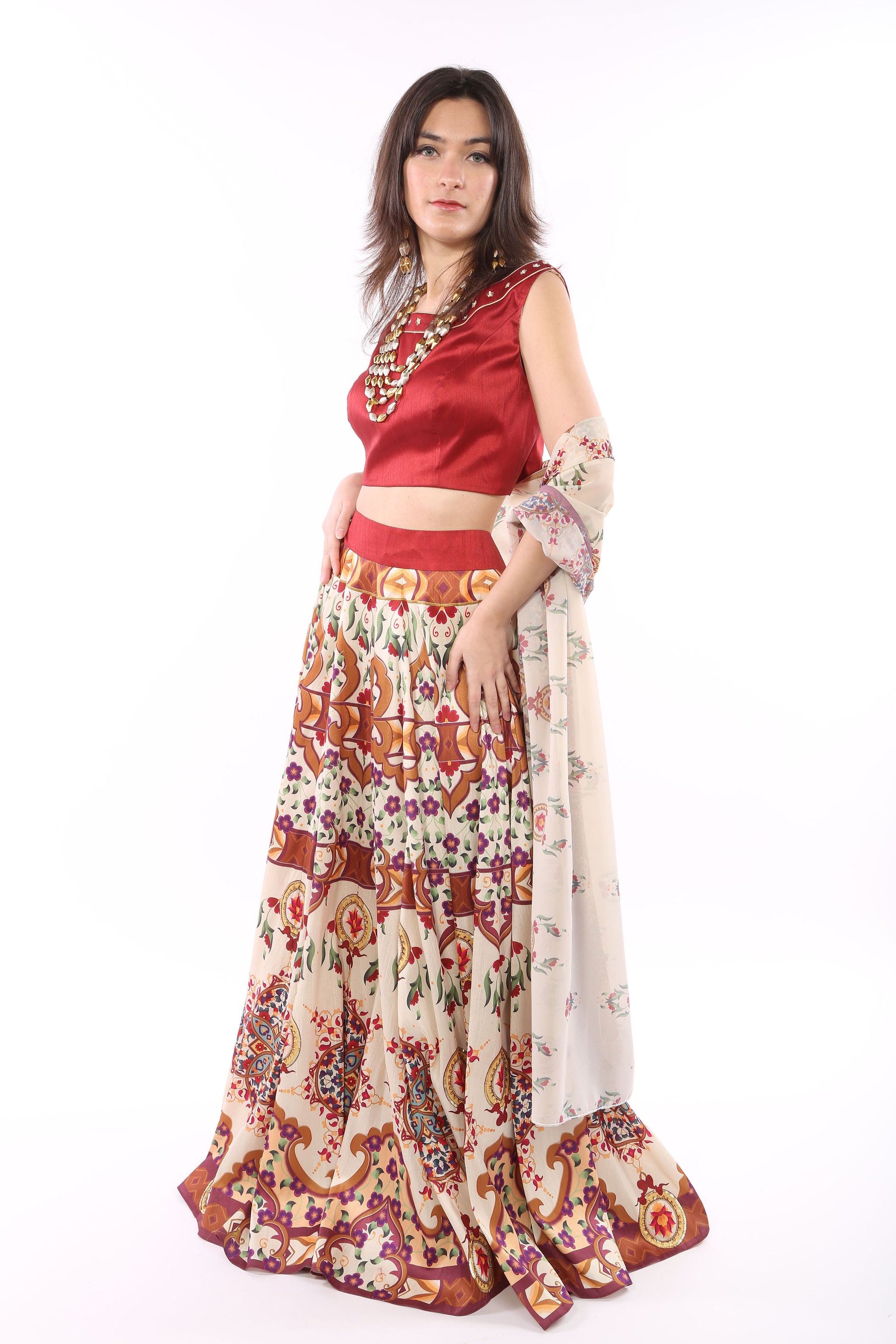 Printed Lahenga