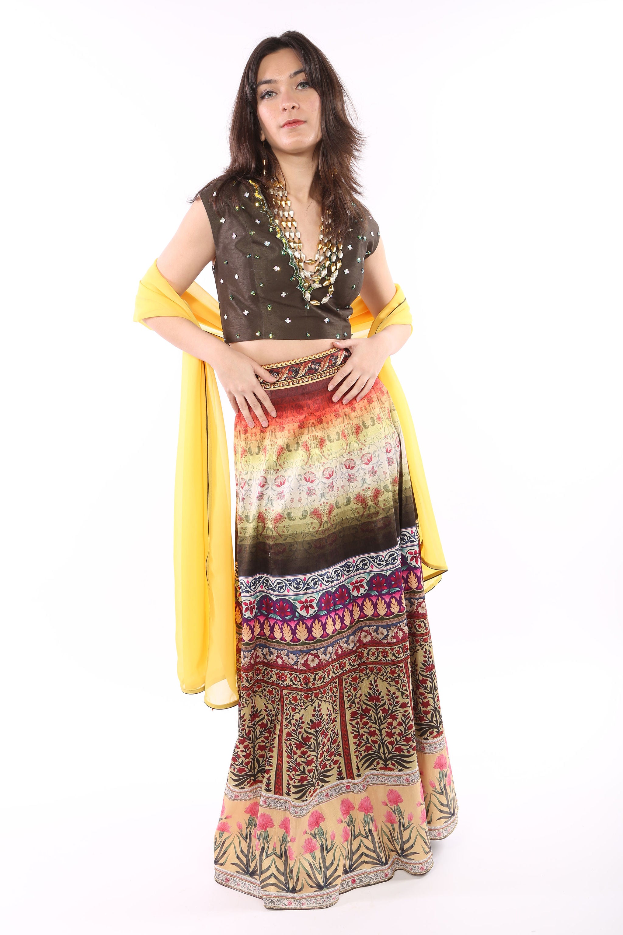 Printed Lahenga
