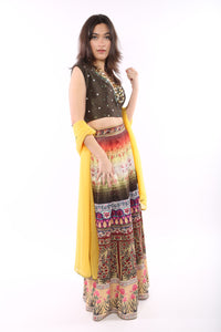 Printed Lahenga