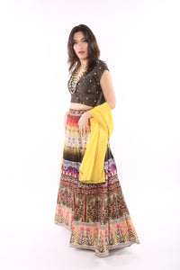 Printed Lahenga