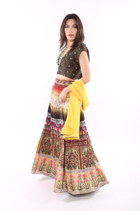 Printed Lahenga