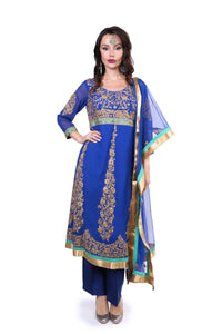 Royal Blue Traditional Suit